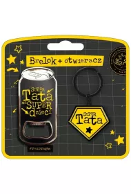 Zestaw brelok + otwieracz super Tata ma super dzieci