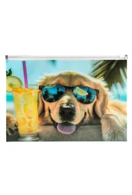 Panta Plast Koperta A4 PP z nadrukiem zip Chillout Dog