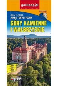 Mapa tur. - G�ry Kamienne i Wa�brzyskie