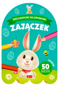 Wielkanocne kolorowanki. Zajczek