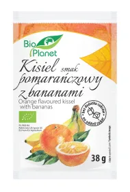 Bio Planet Kisiel o smaku pomara�czowym z bananami 38 g Bio