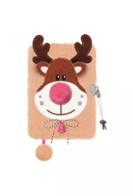 My little friend Pami�tnik z k��dk� 3D w�ochacz A5 Beige Reindeer mkmn 96 kartek