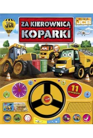 Za kierownic� koparki. My first JCB