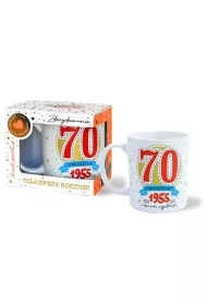 Kukartka Kubek Premium Urodziny 70