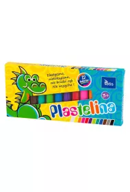Tetis Plastelina szkolna 12 szt.