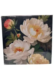 HAFT DIAMENTOWY 30X30 KWIATY