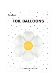 PartyDeco Balon foliowy Stokrotka 97x103cm