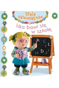 Liza bawi si� w szko��. Ma�a dziewczynka