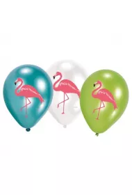 Amscan Balony lateksowe Flamingi 27,5cm
