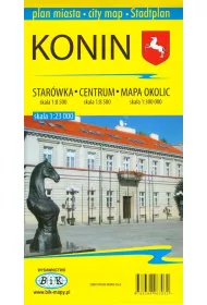 Plan miasta Konin 1:23000