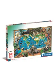 Puzzle 300 el. Super The wonderful Animal World Clementoni