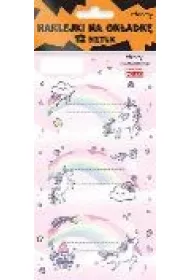 Henry Naklejki na zeszyty - Unicorn t�cza 12 szt.