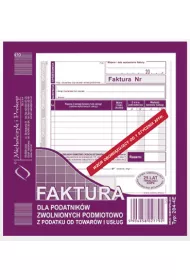 Michalczyk i Prokop Druk Faktura dla podatnik�w zwolnionych z podatku A5