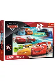 Puzzle 100 el. Cars 3 Bohaterowie wy�cigu 16337 Trefl