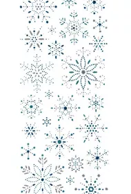 dpCraft Naklejki brokatowe ornamentowe �nie�ynki