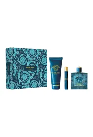 Versace Zestaw Eros Woda toaletowa + Mini + el pod prysznic 100 ml