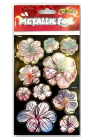 Naklejki foliowe Metalic Double Flowers PENMATE