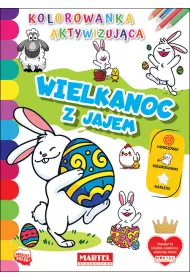 Wielkanoc z jajem. Kolorowanka aktywizuj�ca z naklejkami