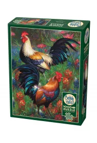 Puzzle 1000 el. Koguty Cobble Hill
