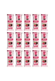 BeRaw Baton Raspberry choco power zgrzewka 15 x 40 g