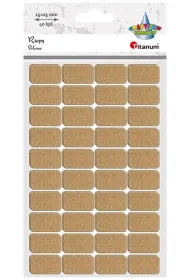 Titanum Rzepy samoprzylepne be�owe 15x25mm 40kpl
