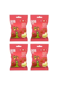 Bob Snail �elki jab�ko-truskawka roll zestaw 4 x 40 g
