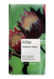 Vivani Czekolada mleczna z ca�ymi orzechami 100 g Bio