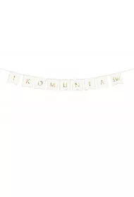 PartyDeco Baner I Komunia �w. 15x133 cm