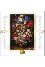 DaVinci Karnet Kwiaty B-2W 515 001 + koperta 16 x 16 cm