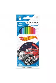Starpak Kredki o��wkowe Hot Wheels 12 kolor�w