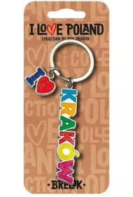 Pan Dragon Brelok I love Poland Krak�w ILP-BRE-B-KR-06