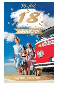AbCard Kartka okoliczno�ciowa Urodziny 18 P20