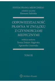 eBook Odpowiedzialno prawna w zwizku z czynnociami medycznymi. System prawa medycznego. Tom 3 pdf