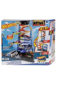 Hot Wheels. City Wy�cigowa wie�a z transformacj�. Zestaw HKX43 Mattel