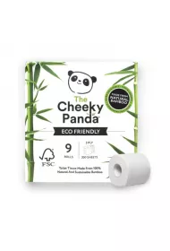 The Cheeky Panda Hipoalergiczny papier toaletowy trzywarstwowy z bambusa 9 szt.