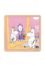 Puzzle drewniane 16 el. Muminki - Figle Cass film