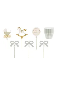 PartyDeco Zestaw do muffinek Oh Baby