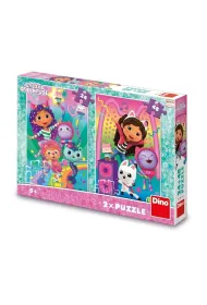 Puzzle Koci Domek Gabi Disco Party 2w1 Dino Toys