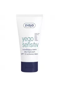 Ziaja Yego Sensitiv SPF10 nawilajcy krem dla mczyzn ochrona niska 50 ml