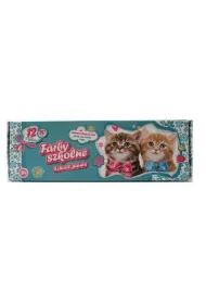 Farby szkolne Kotki 12kol 20ml ASTRA