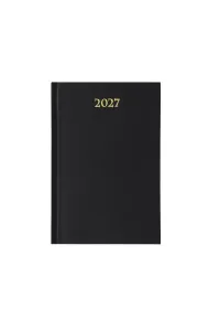 Terminarz 2027 dzienny A5 Divas czarny