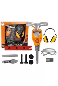 Zestaw narz�dzia m�ot pneumatyczny okulary LeanToys