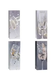 Rozette Torebka ozdobna na butelk� 12x36x9cm mix