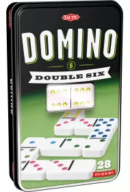 Domino szstkowe (klasyczne) Deluxe w puszce