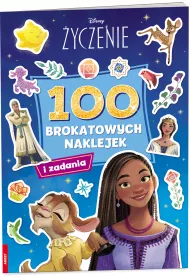 100 brokatowych naklejek. Disney �yczenie