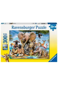 Puzzle 300 el. XXL Afryka�skie zwierzaki Ravensburger