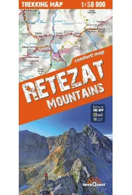 Retezat Retezat Mountains laminowana mapa trekkingowa 1:50 000 2024