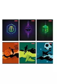 Herlitz Zeszyt A5 Games & Sport kratka 32 kartki 10 szt.