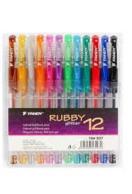 Fandy D�ugopis �elowy Rubby glitter 12 szt.