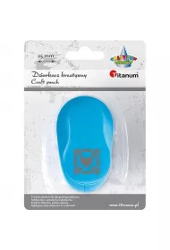 Titanum Dziurkacz z motywem Serce w ramce 25mm